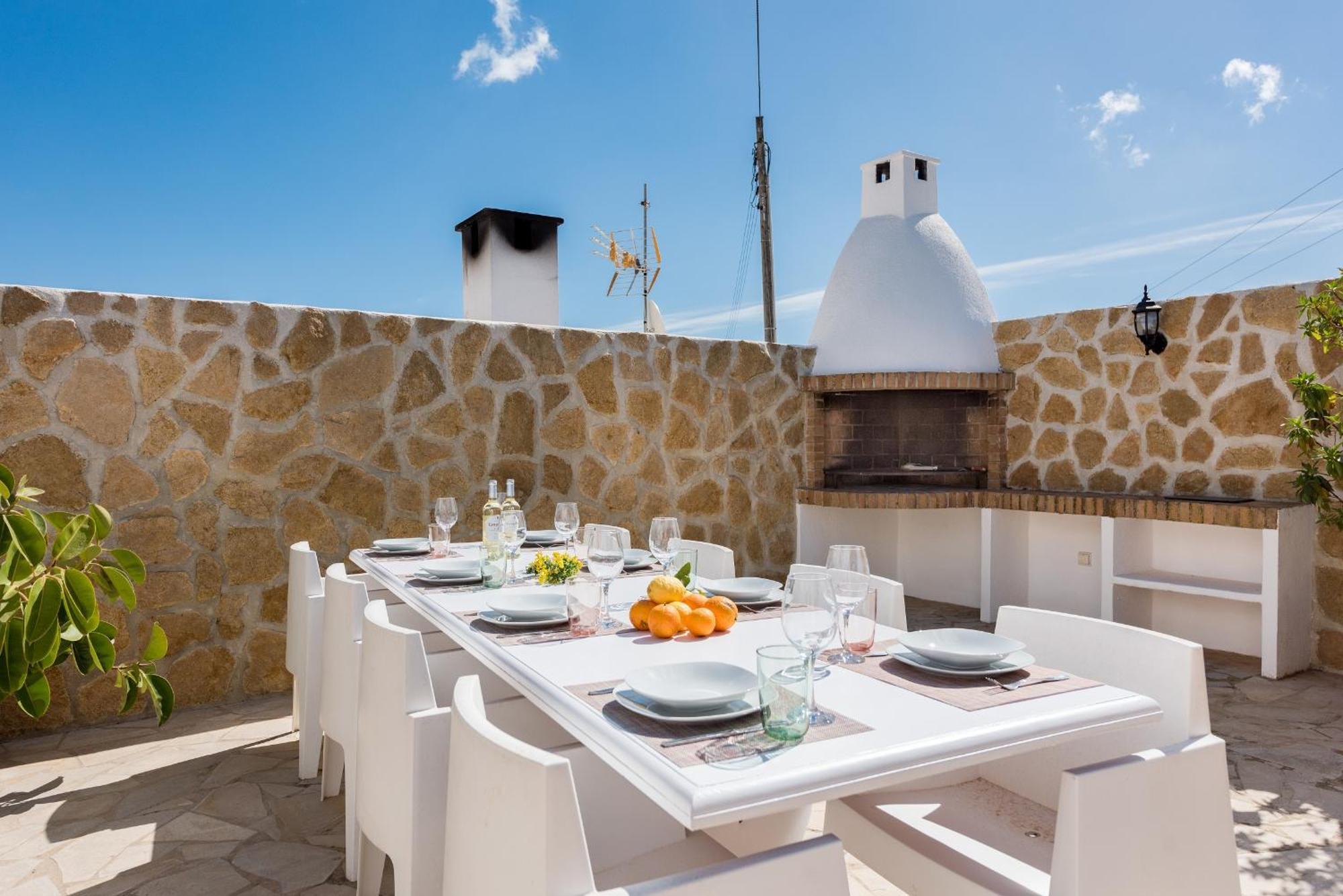 Authentieke Finca, Nabij Het Strand En Restaurants Villa Santa Eularia des Riu Dış mekan fotoğraf