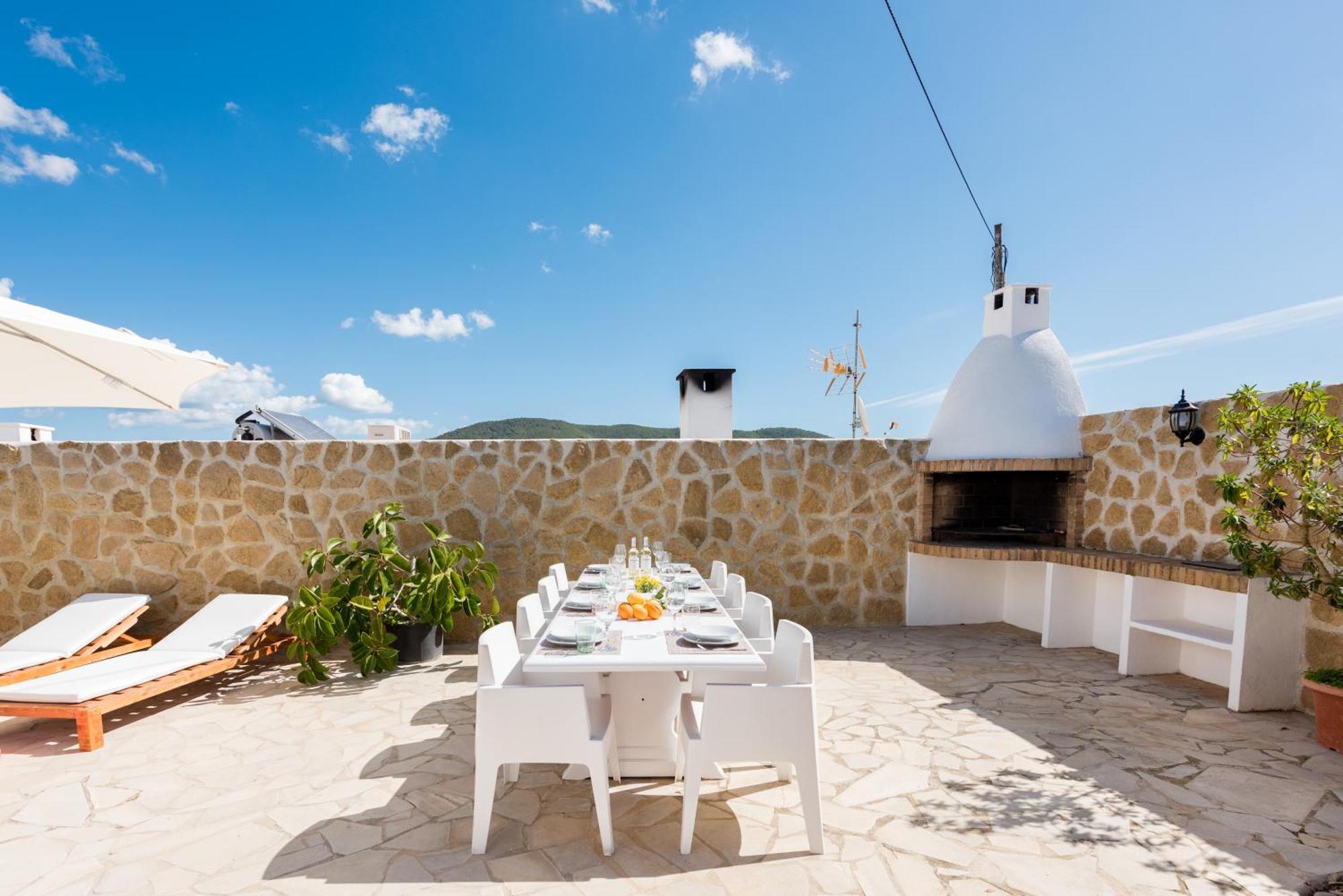 Authentieke Finca, Nabij Het Strand En Restaurants Villa Santa Eularia des Riu Dış mekan fotoğraf